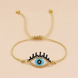 COLORFUL 3 ROW RICE BEAD BRAIDED BRACELET_CWMM3846