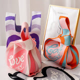 Women Knit Clutch Purse Love Shoulder Tote Bag_Cwab0884