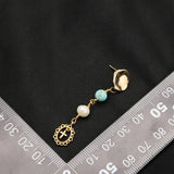 NEW HIGH END NATURAL FRESHWATER PEARL EARRINGS_CWAJE3807