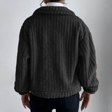 Warm Single-Breasted Woolen Coat