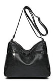 TEXTURE SOFT LEATHER MESSENGER BAG_CUAB0032