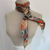 Floral Print Slim Scarf For Women_Cwasc03970
