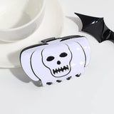 Halloween Acetate Hair Claw?Witch & Bat Design_Cwaha07286