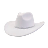 NEW WESTERN COWBOY FEDORA HAT ETHNIC WOOL STYLE_CWAH04475