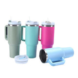40OZ INSULATED TUMBLER WITH HANDLE STRAW CAR CUP_CWMM7900