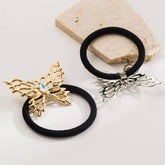 STYLISH METAL BOW HAIR TIE SWEET ELEGANT_CWAHA6191