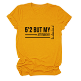 Trendy Graphic Tee Women Short Girl Energy