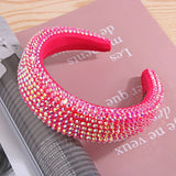 FULL RHINESTONE WIDE BRIMMED FASHION HEADBAND_CWAHA0498