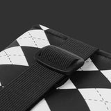 POPULAR BLACK AND WHITE DIAMOND CAR TISSUE BOX_CWMM2256