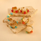 MINIMALIST FLORAL 18K STAINLESS STEEL EARRINGS_CWMM8896