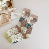 RETRO NEW GARDEN TRANSPARENT SOCKS_CWMS0555