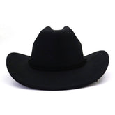 ETHNIC STYLE FELT WESTERN COWBOY HAT FOR COUPLES_CWAH2112