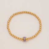 BEAD BIRTHSTONE BRACELET DECEMBER ZIRCON CHARM_CWMM6959