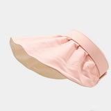 Womens Shell Visor Hat -Dual-Sided Summer Sun Hat_Cwah3305