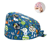 SWEATBAND COTTON PRINTED LACE UP WORK HAT_CWAH3327