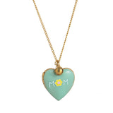 HEART LOCKET OVAL PHOTO NECKLACE GOLD PLATED_CWMM3919