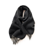 FASHION SCARF SOFT FAUX CASHMERE WITH TASSELS_CWASC0174