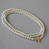 FASHION ROUND PEARL BEADED NECKLACE_CWAJE2129