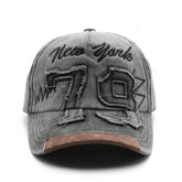 Vintage Washed Distressed Number Cap Outdoor Hat_Cwah1264