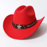Ven Western Cowboy Hat With Turquoise Star Band_Cwah3661