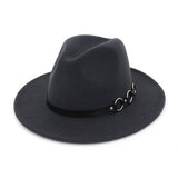 FASHIONABLE ADJUSTABLE WIDE BRIM JAZZ HAT_CWAH2114