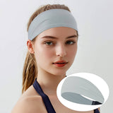 Wide Elastic Yoga Headband For Women Sweat-Wicking_Cwmm7954