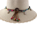 Short Eaves Lace Dome Breathable Windstraw Hat