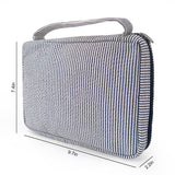 Striped Seersucker Portable Storage Bag_Cwab1412