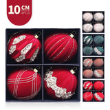 Glitter Flannel Christmas Ball Ornament Set_Cwmm9982