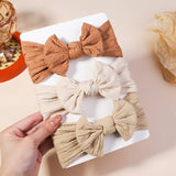 BABY HEADBAND SET WITH JACQUARD BOW_CWAHA6683