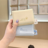 Cute Cartoon Pendant Mini Trifold Wallet_Cwab06195