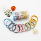 10PCS THICK SEAMLESS HAIR BANDS SCRUNCHIES_CWAHA0133