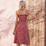 Summer Sexy Halter Slim Split Dress