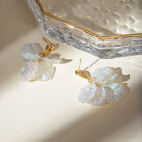 COLORFUL HEART SHELL PETAL EARRINGS_CWAJE1789