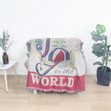 JACQUARD SOFA BLANKET CAMPING BLANKET_CWMM0410