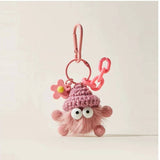 Cwmm10413_Cute Keychain Plush Backpack Bag Charm