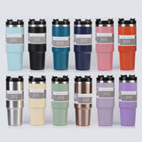 20OZ 30OZ CAR CUP DOUBLE LID STRAW INSULATED MUG_CWMM7918