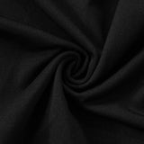 Solid Color Crew Neck Patchwork Long Sleeve Top