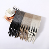 COLORBLOCK BRUSHED SHAWL INS STYLE WINTER SCARF_CWASC2696