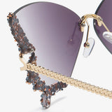 Vintage Rhinestone Butterfly Sunglasses_Cwasg0205