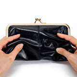 LARGE CAPACITY SIMPLE RETRO CLIP BAG LONG WALLET_CWAB3740