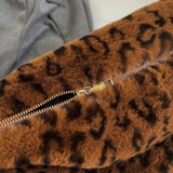 Winter Leopard Print Shoulder Crossbody Plush Bag_Cwab3913