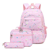 GIRLS BACKPACKS FOR SCHOOL 3 PIECE OCEAN DESIGN_CWAB5392