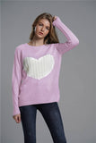 Valentines Day Pullover Crew-Neck Love Sweater