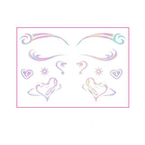 HOLOGRAPHIC EYELINER TATTOOS BUTTERFLY MAKEUP_CWMM8392