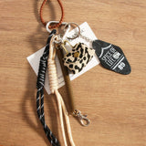 FASHION LEATHER LEOPARD PRINT MINI BAG CHARM_CWMM7556