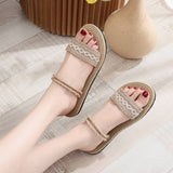 Women Linen Beach Sandals