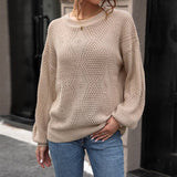 Twisted Long Sleeve Pullover Sweater