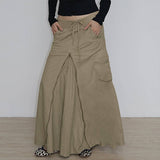 Zipper Slit Design Pocket Tooling Skirt