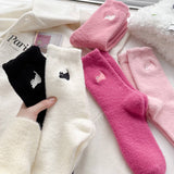 Women'S Warm Cute Cat Sleeping Home Socks_Cwms1049